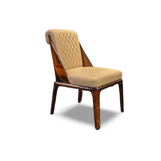 IHG ERP VEROCASA LIVING LUXURY LEATHER & BLACK LUXURY DINING CHAIR